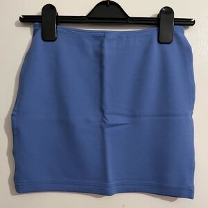 American Apparel Sky Blue Mini Skirt